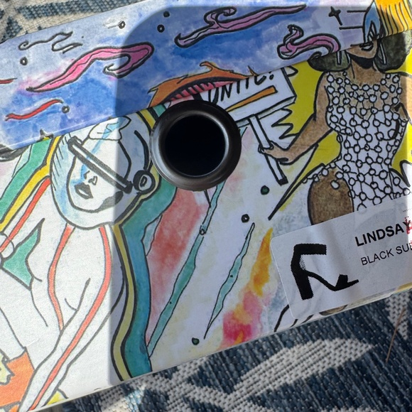 Jeffrey Campbell Lindsay Black Suede Block Heel Sandals – Size 9 - Picture 4 of 5